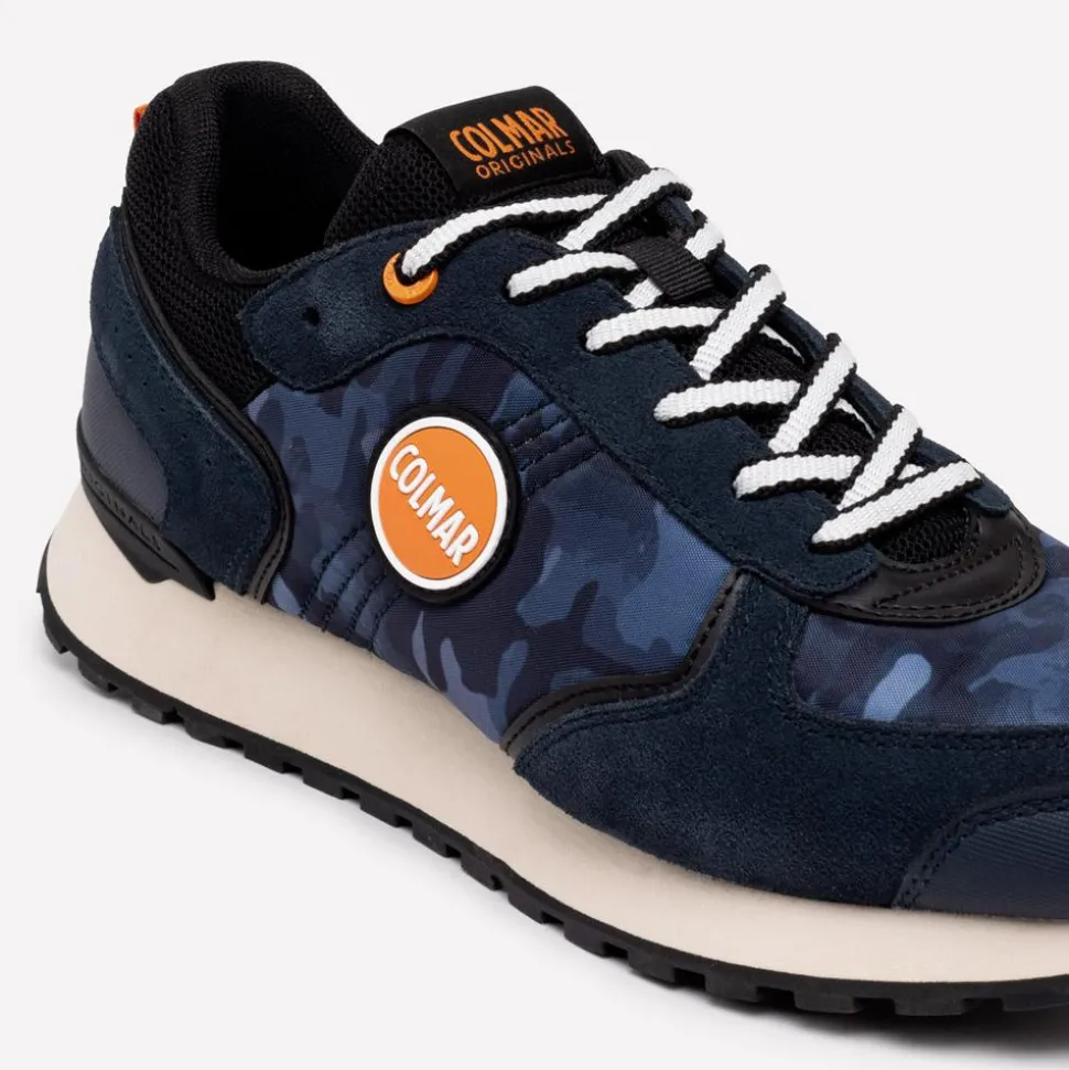 Chaussures Colmar Travis Camu Navy Black Orange