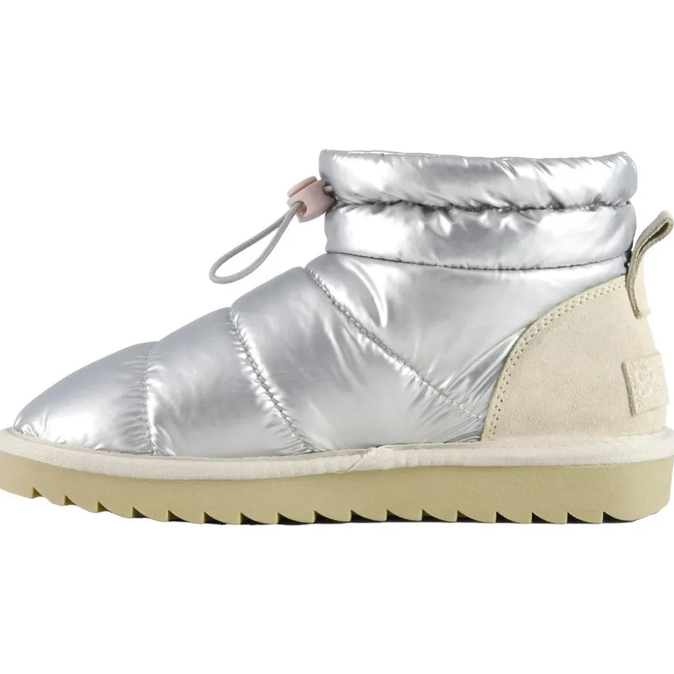 Chaussures Colors Of California Short Boot In Nylon Silver