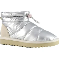 Chaussures Colors Of California Short Boot In Nylon Silver