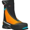 Chaussures d'alpinisme Scarpa Phantom Tech HD Black Bright Orange