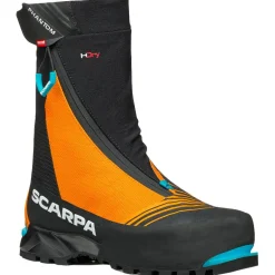 Chaussures d'alpinisme Scarpa Phantom Tech HD Black Bright Orange