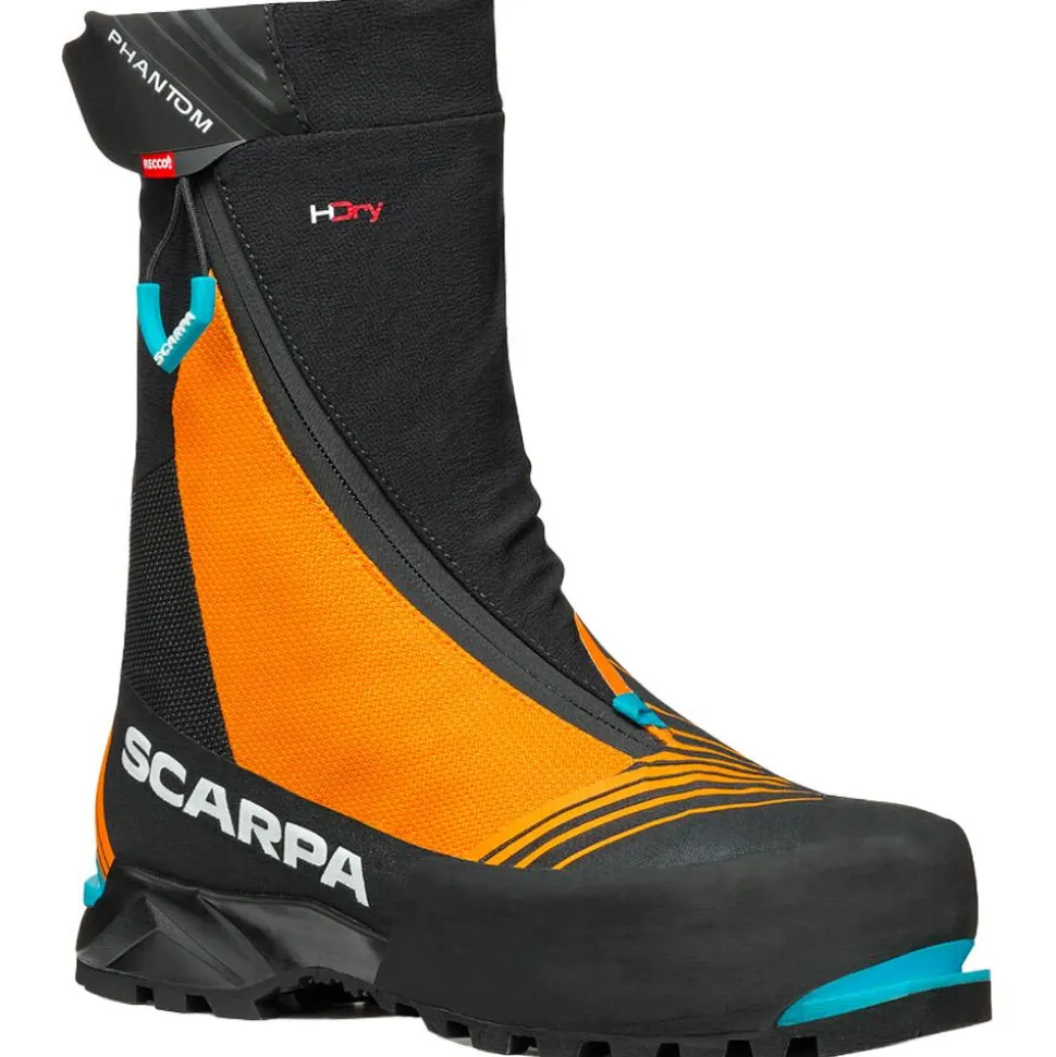 Chaussures d'alpinisme Scarpa Phantom Tech HD Black Bright Orange