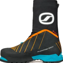 Chaussures d'alpinisme Scarpa Phantom Tech HD Black Bright Orange