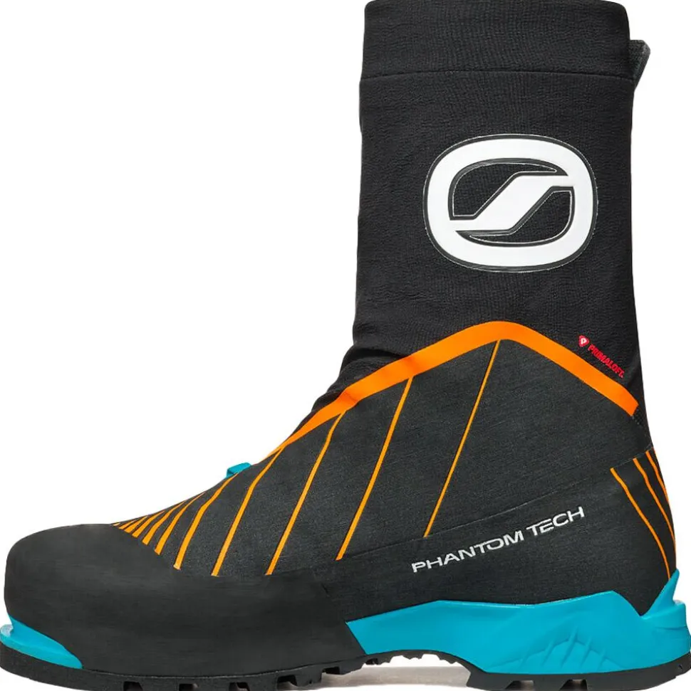 Chaussures d'alpinisme Scarpa Phantom Tech HD Black Bright Orange
