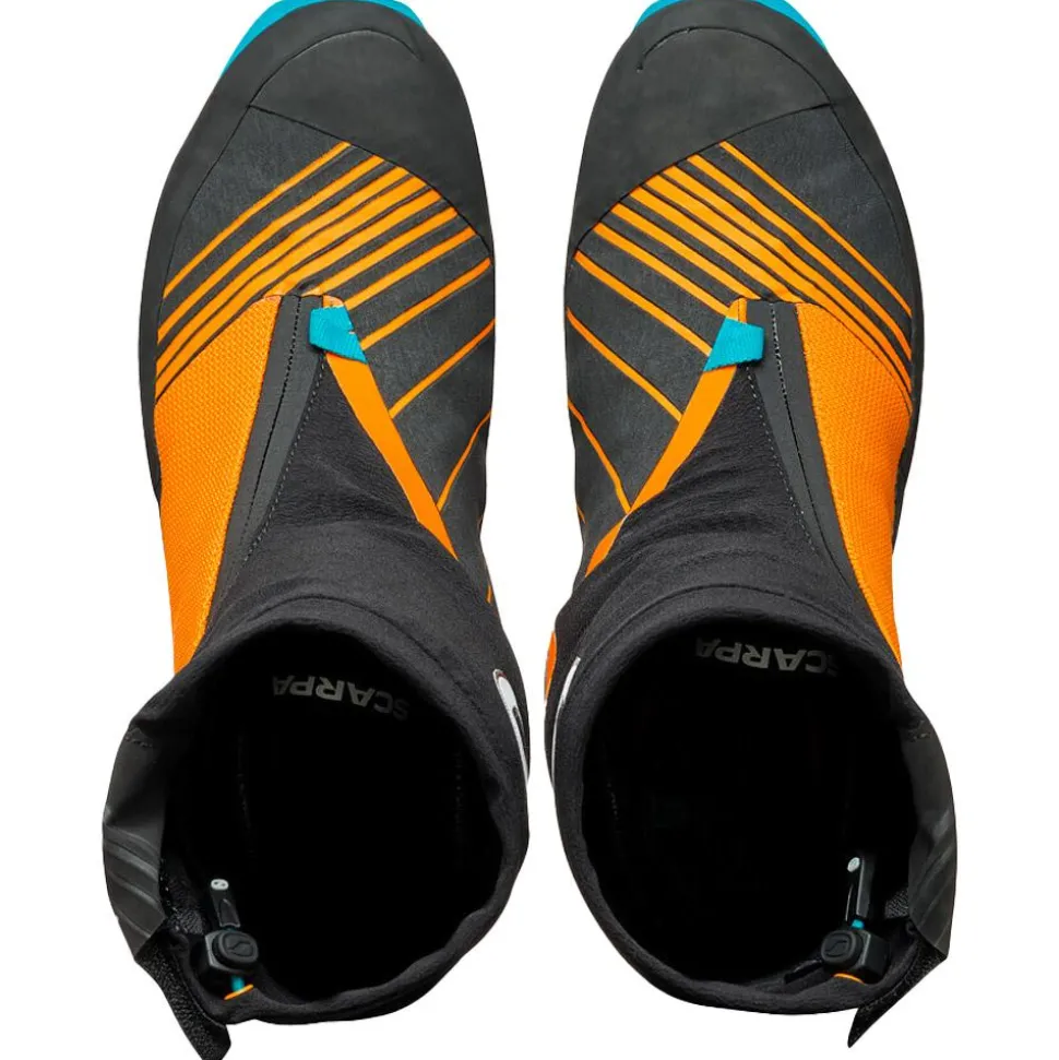 Chaussures d'alpinisme Scarpa Phantom Tech HD Black Bright Orange