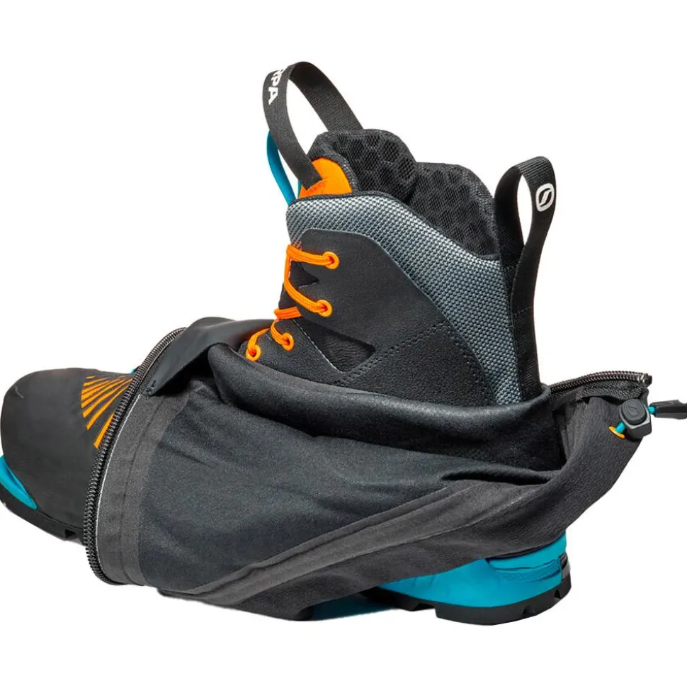 Chaussures d'alpinisme Scarpa Phantom Tech HD Black Bright Orange