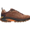 Chaussures de Fast Hiking Merrell Moab Speed 2 Ltr Wp Tan Mole
