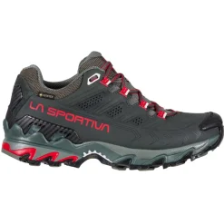 Chaussures de Fast Hiking La Sportiva Ultra Raptor II Leather Gore-Tex Woman Charcoal Lollipop