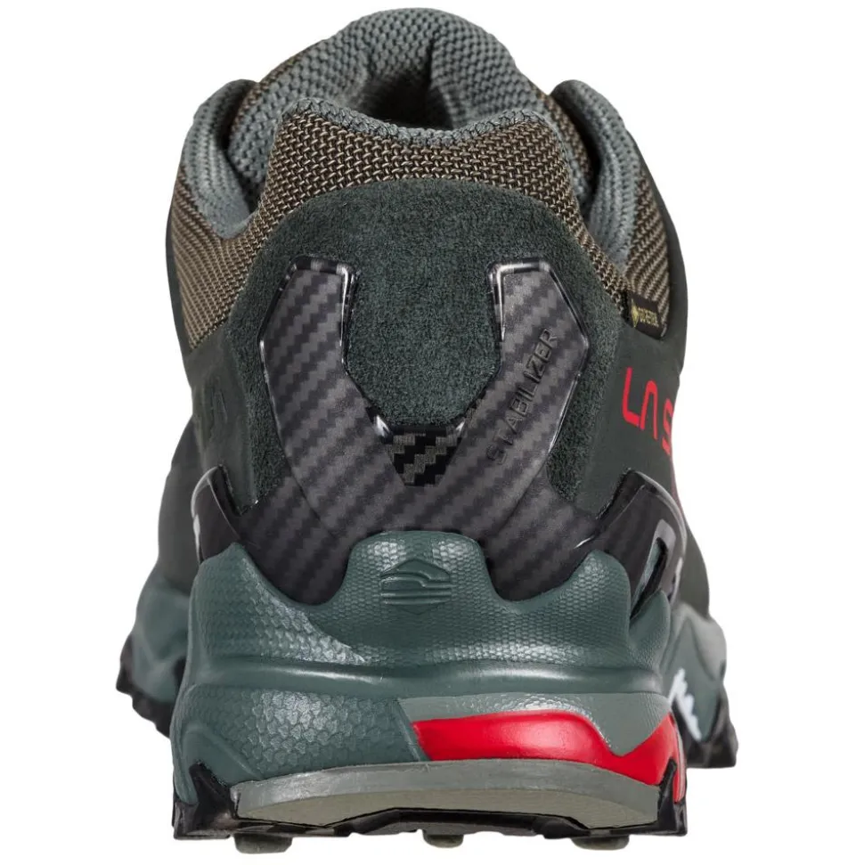 Chaussures de Fast Hiking La Sportiva Ultra Raptor II Leather Gore-Tex Woman Charcoal Lollipop