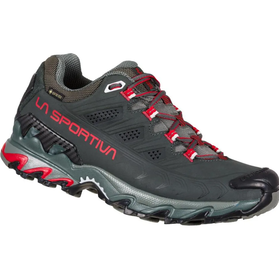 Chaussures de Fast Hiking La Sportiva Ultra Raptor II Leather Gore-Tex Woman Charcoal Lollipop