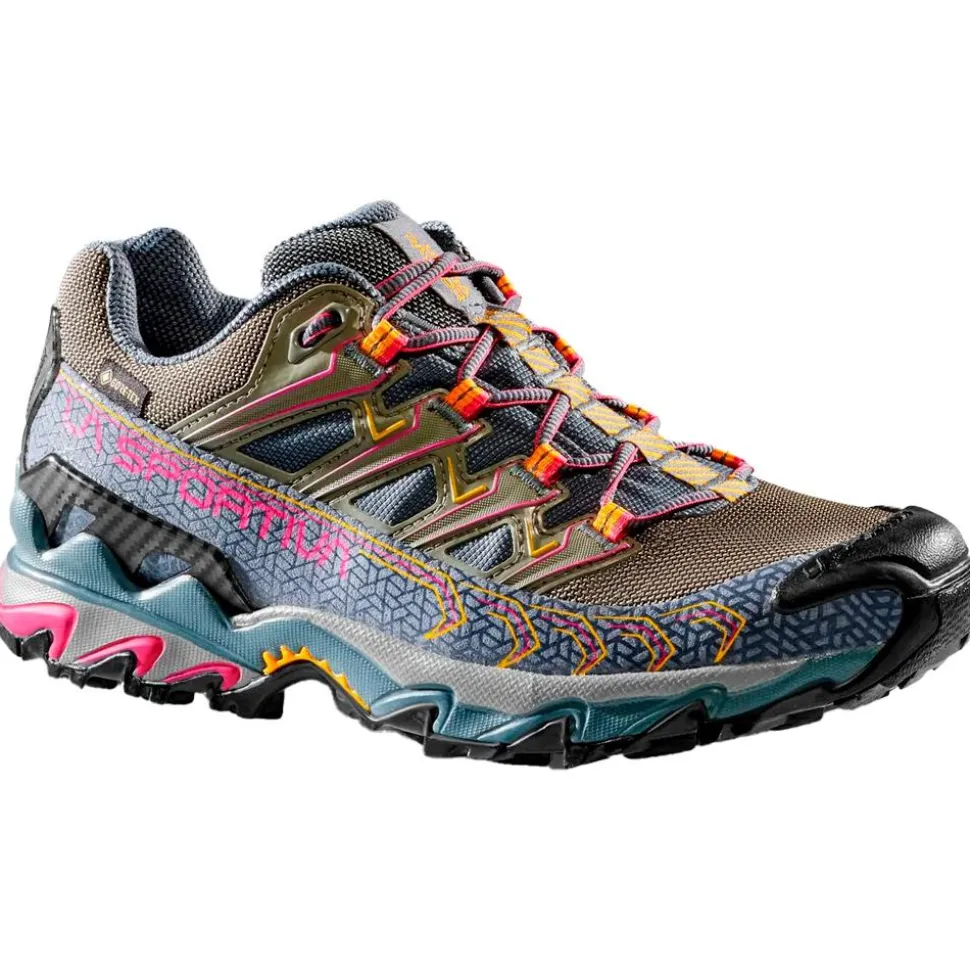 Chaussures de Fast Hiking La Sportiva Ultra Raptor II Woman Gore-Tex Slate Sorbet
