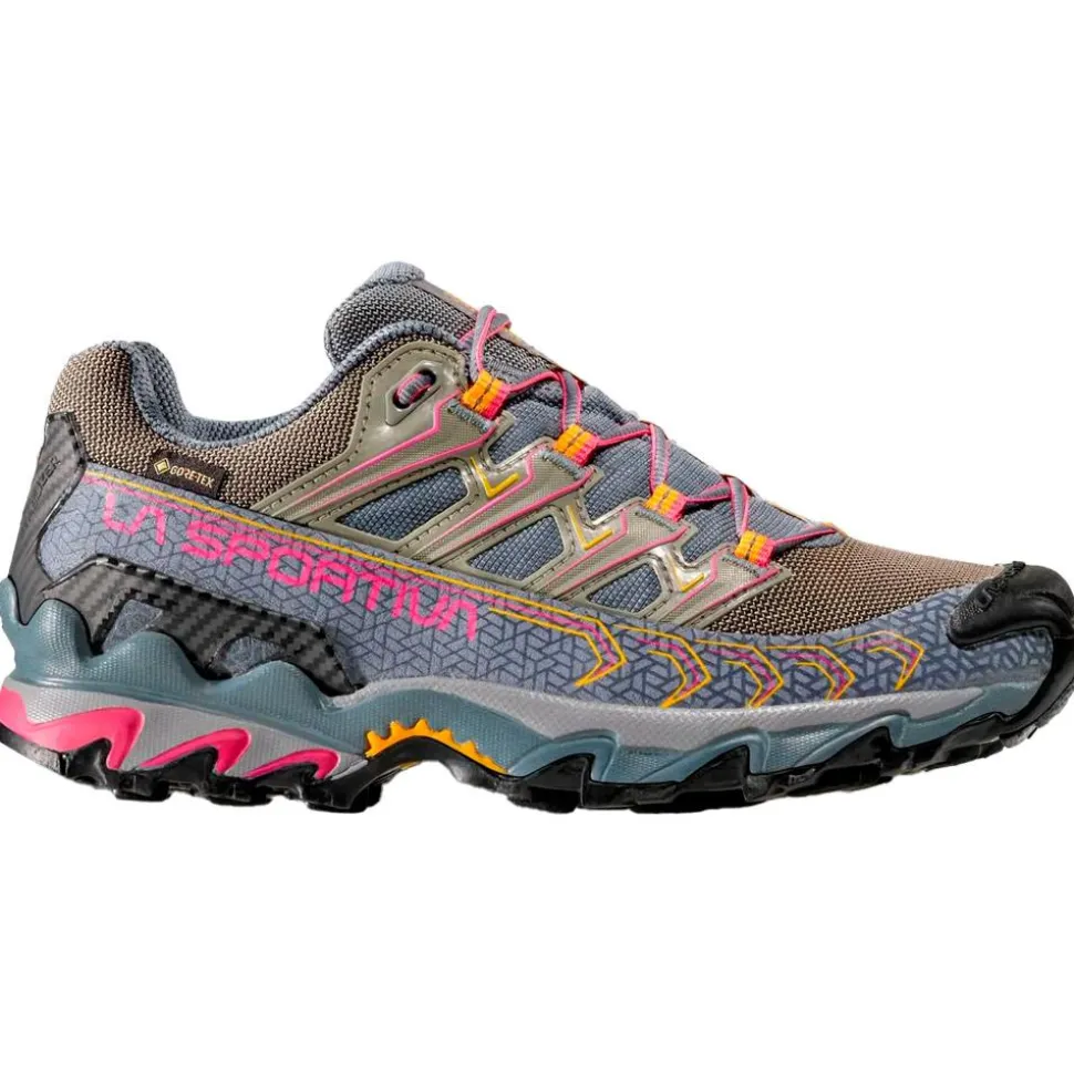 Chaussures de Fast Hiking La Sportiva Ultra Raptor II Woman Gore-Tex Slate Sorbet