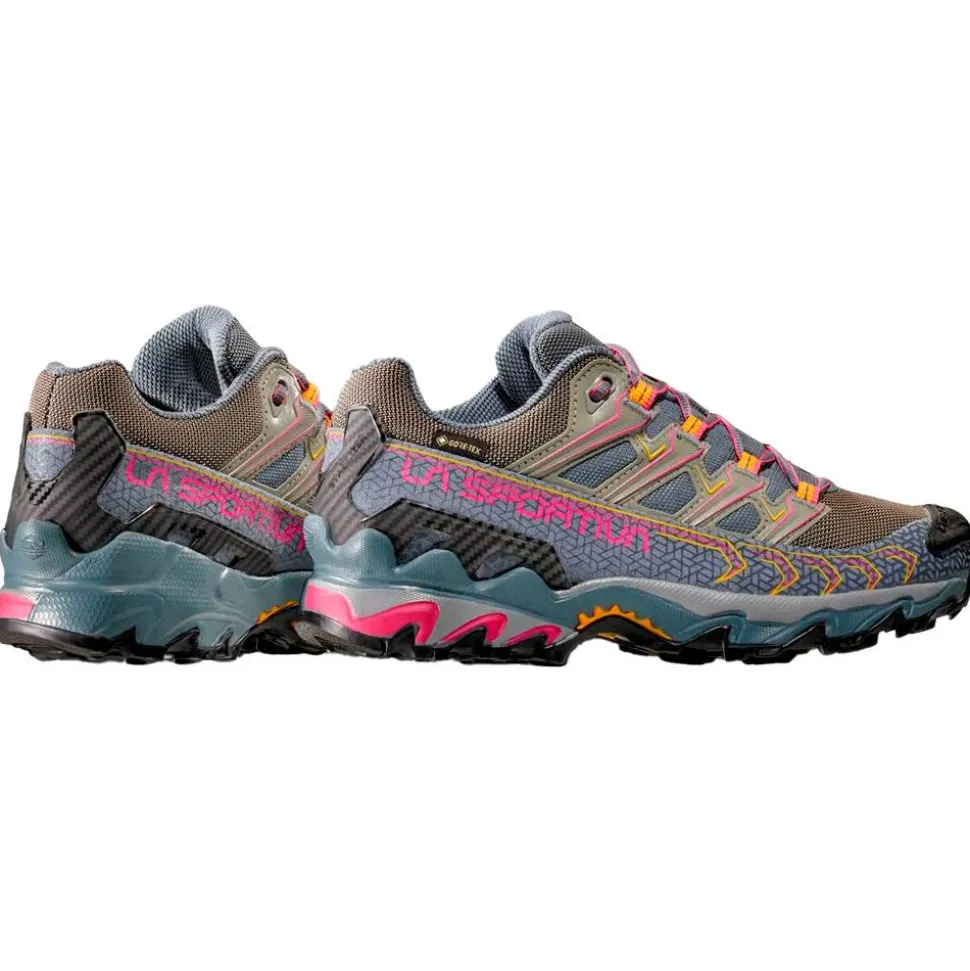 Chaussures de Fast Hiking La Sportiva Ultra Raptor II Woman Gore-Tex Slate Sorbet