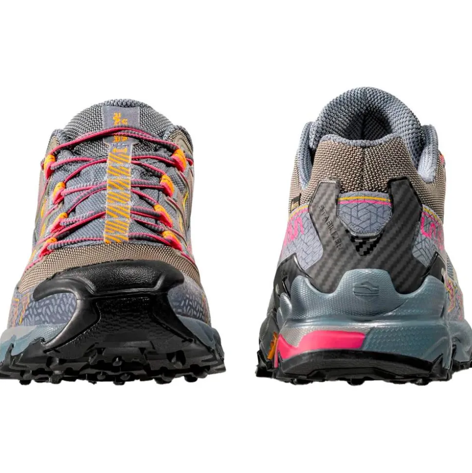 Chaussures de Fast Hiking La Sportiva Ultra Raptor II Woman Gore-Tex Slate Sorbet