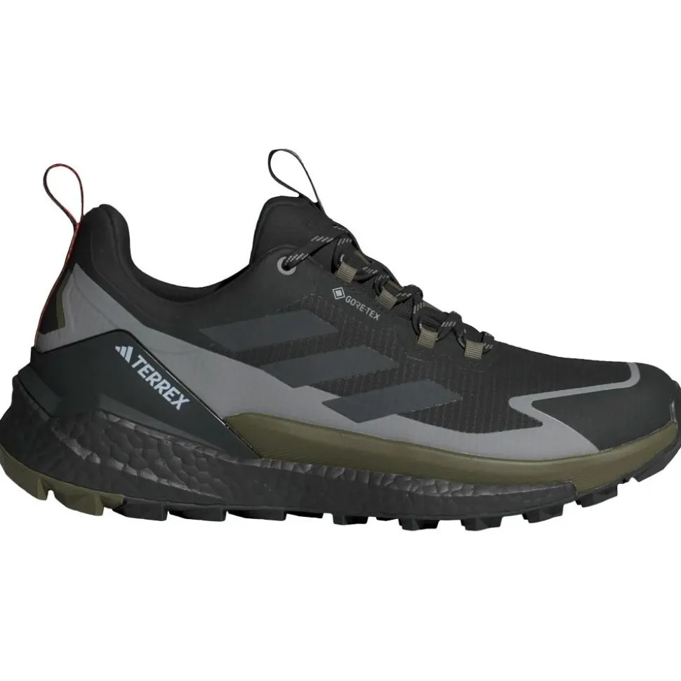 Chaussures de Fast Hiking adidas Terrex Free Hiker 2 Low Gore-Tex Cblack Carbon Olistr