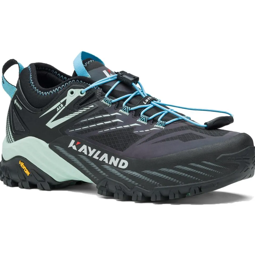 Chaussures de Fast Hiking Kayland Duke W'S Gore-Tex Black Lightgreen