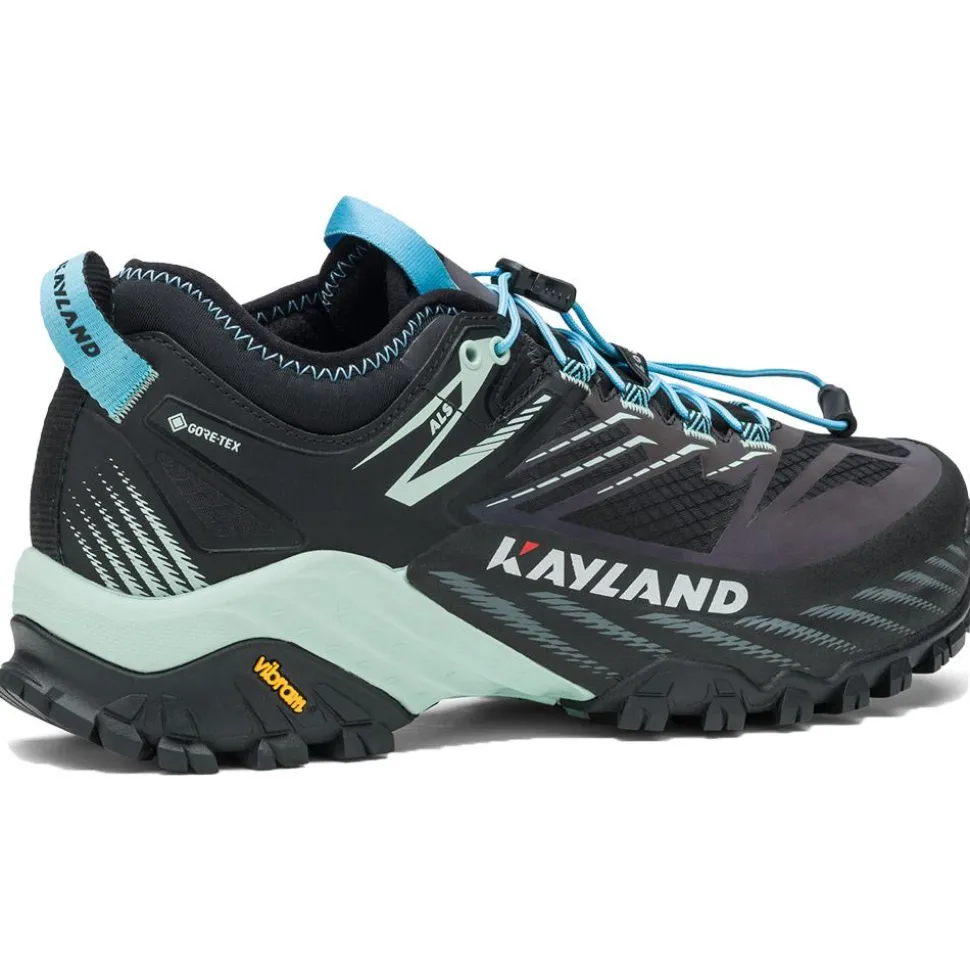 Chaussures de Fast Hiking Kayland Duke W'S Gore-Tex Black Lightgreen