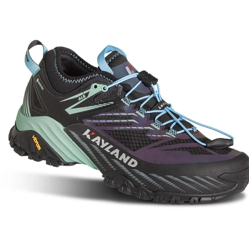 Chaussures de Fast Hiking Kayland Duke W'S Gore-Tex Black Lightgreen