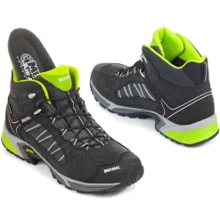 Chaussures de Fast Hiking Meindl Sx1.1 Mid Gore-Tex Black Lemon