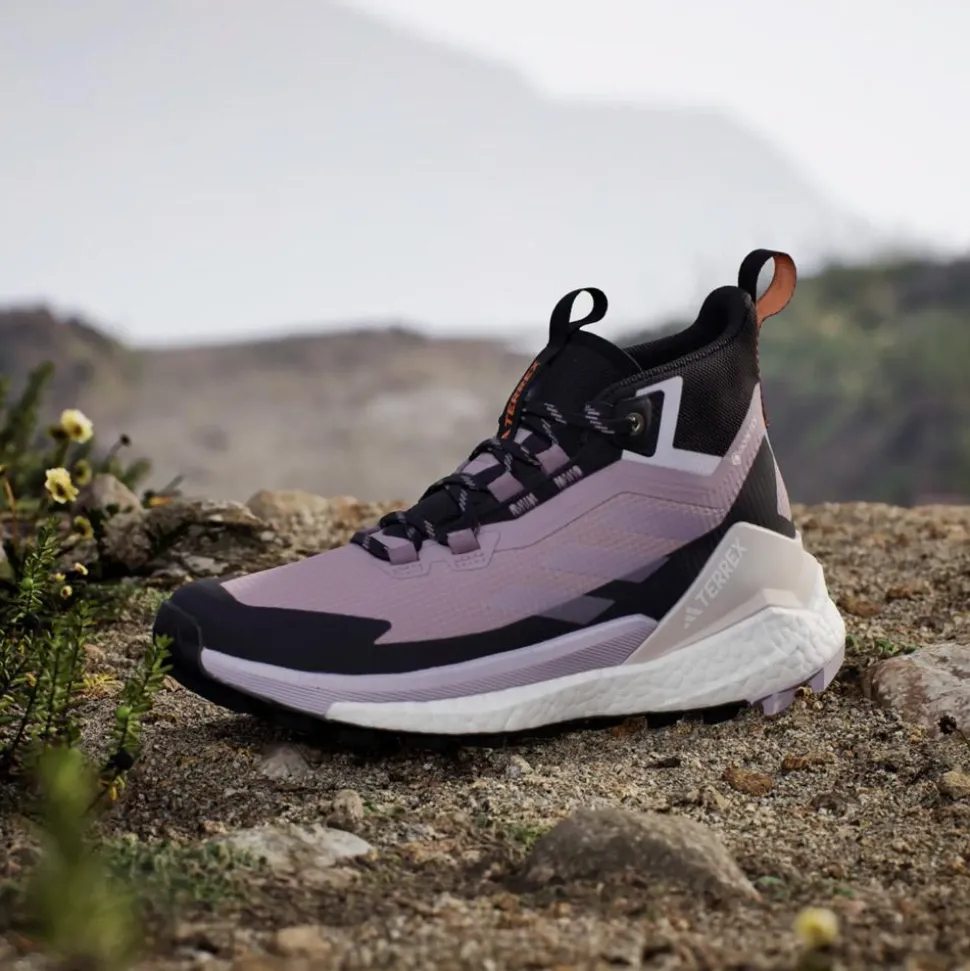 Chaussures de randonnée adidas Terrex Free Hiker 2 Gore-Tex W Preloved Fig Silver Dawn Aurora Black