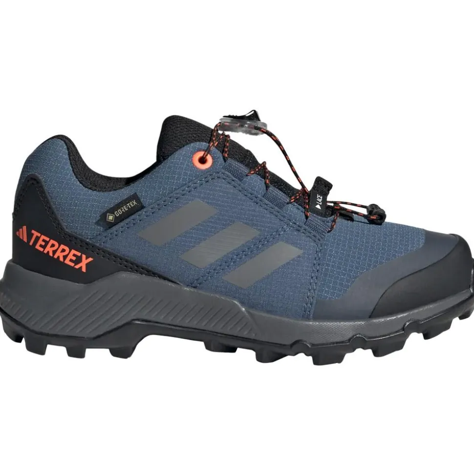 Chaussures de randonnée adidas Terrex Gore Tex Kid Wonder Steel Grey Three Impact Orange