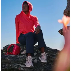 Chaussures de randonnée Columbia Facet 75 Mid Outdry Wmn Dark Stone Dark Fuchsia