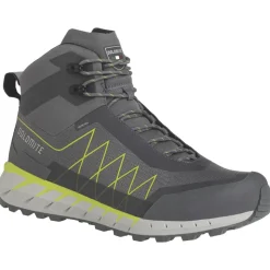 Chaussures de randonnée Dolomite Croda Nera Hi Gore-Tex Gunmetal Grey Lime Green