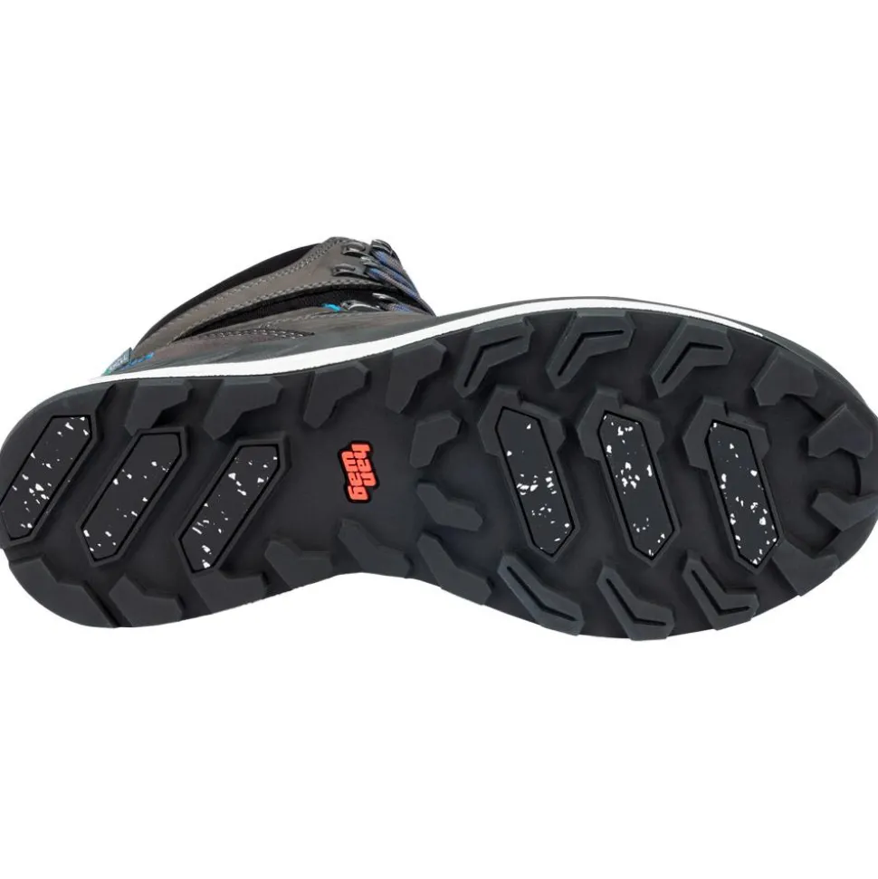 Chaussures de randonnée Hanwag Bluestrait Mid Es Asphalt Seablue
