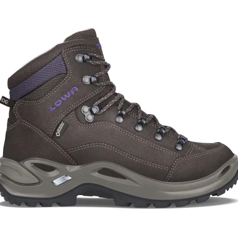 Chaussures de randonnée Lowa Renegade Gore-Tex Mid Ws Slate Blackberry