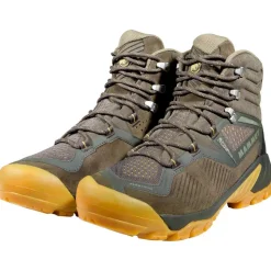 Chaussures de randonnée Mammut Sapuen High Gore-Tex Women dark tin-amber green