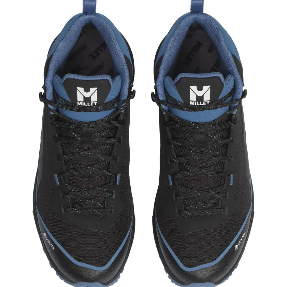 Chaussures de randonnée Millet Wanaka Mid Gore-Tex W Black Coronet Blue