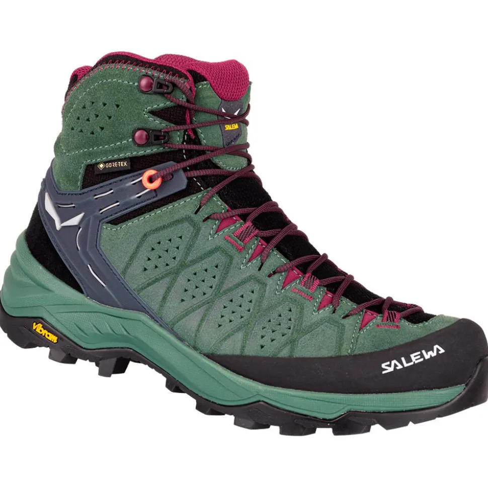 Chaussures de randonnée Salewa Alp Trainer 2 Mid GTX Wmn Duck Green Rhododendon