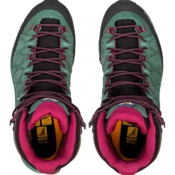 Chaussures de randonnée Salewa Alp Trainer 2 Mid GTX Wmn Duck Green Rhododendon