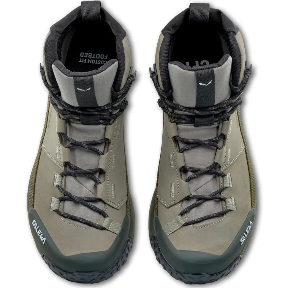 Chaussures de randonnée Salewa Puez Leather Mid Ptx M Shadow Dark Olive