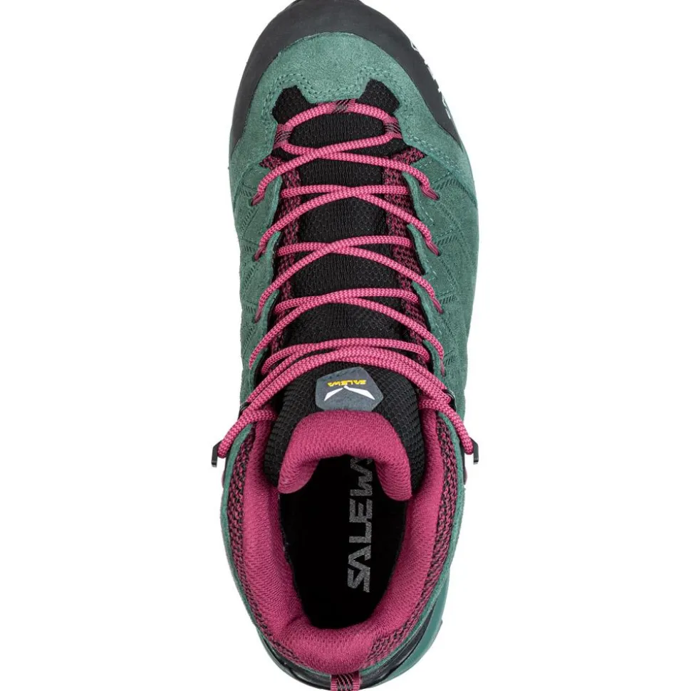 Chaussures de randonnée Salewa Alp Mate Mid WP Wmn Duck Green Rhododendon