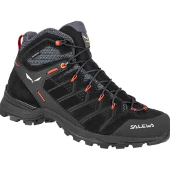 Chaussures de randonnée Salewa Alp Mate Mid WP Black Out Fluo Orange