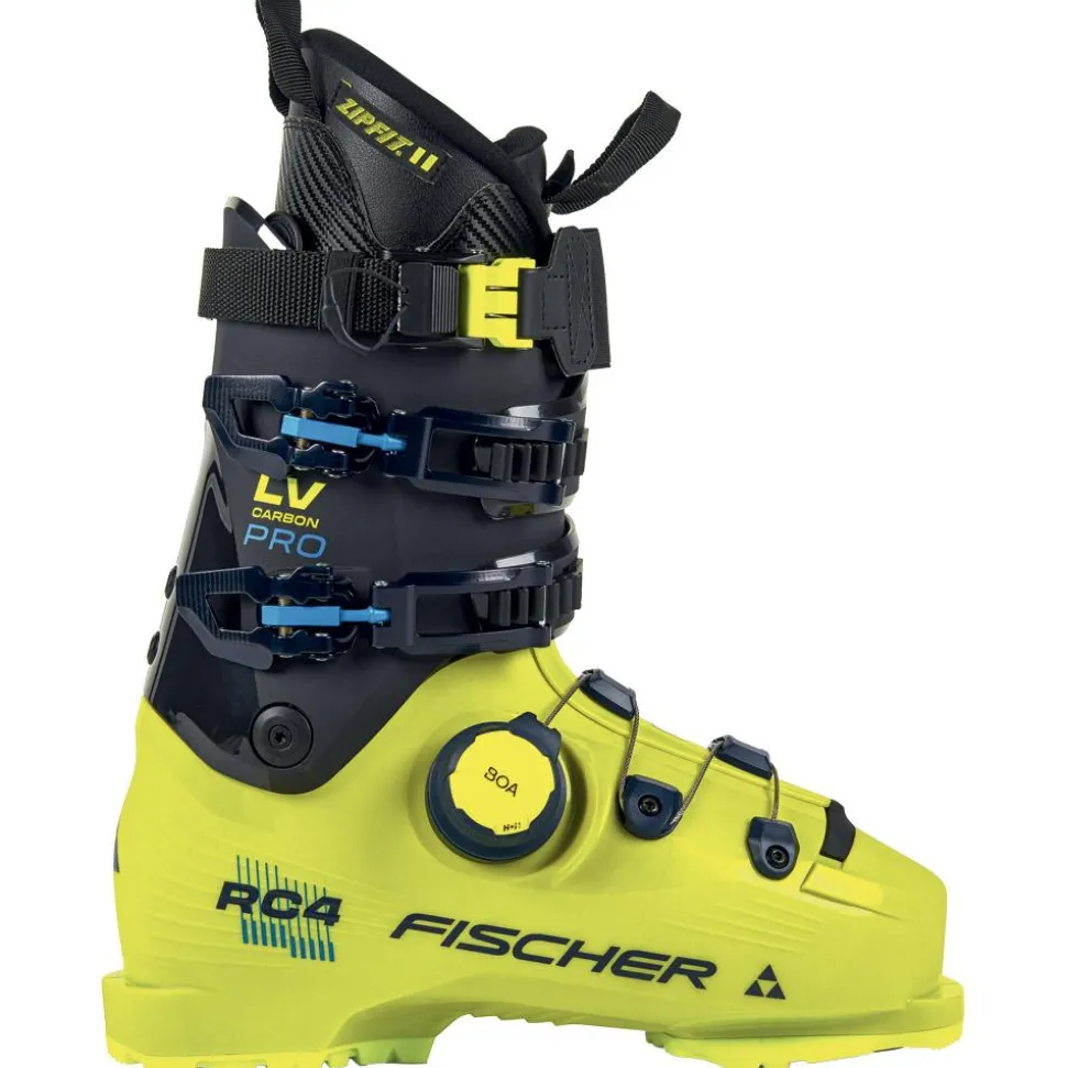 Chaussures de Ski Fischer Rc4 Carbon Pro Lv Boa Zf Cfc Gw Yellow Carbon