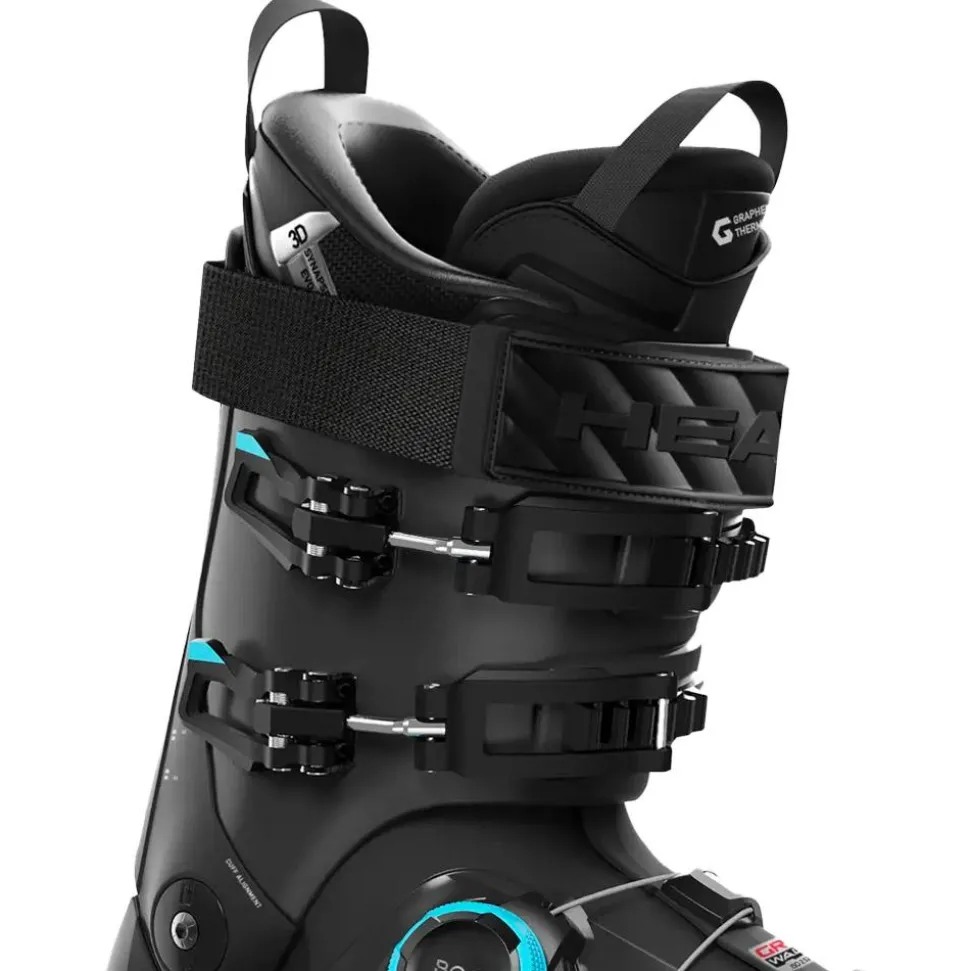 Chaussures de Ski Head Kaliber 110 Mv Gw Boa Anthracite Speedblue