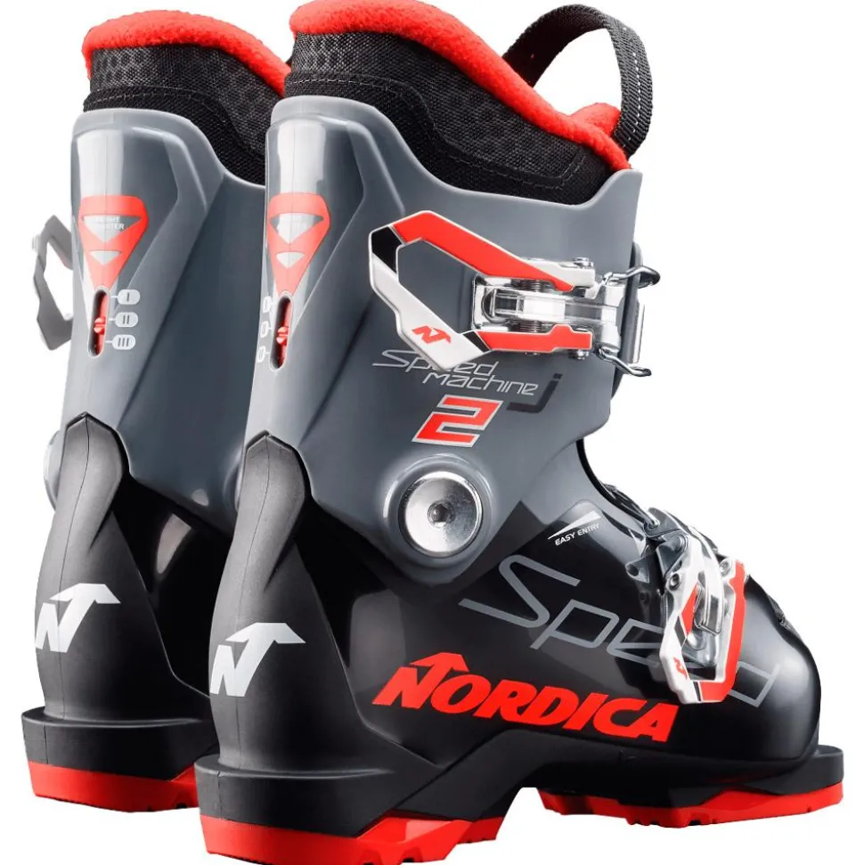 Chaussures de Ski Nordica Speedmachine J 2 Black Anthracite Red