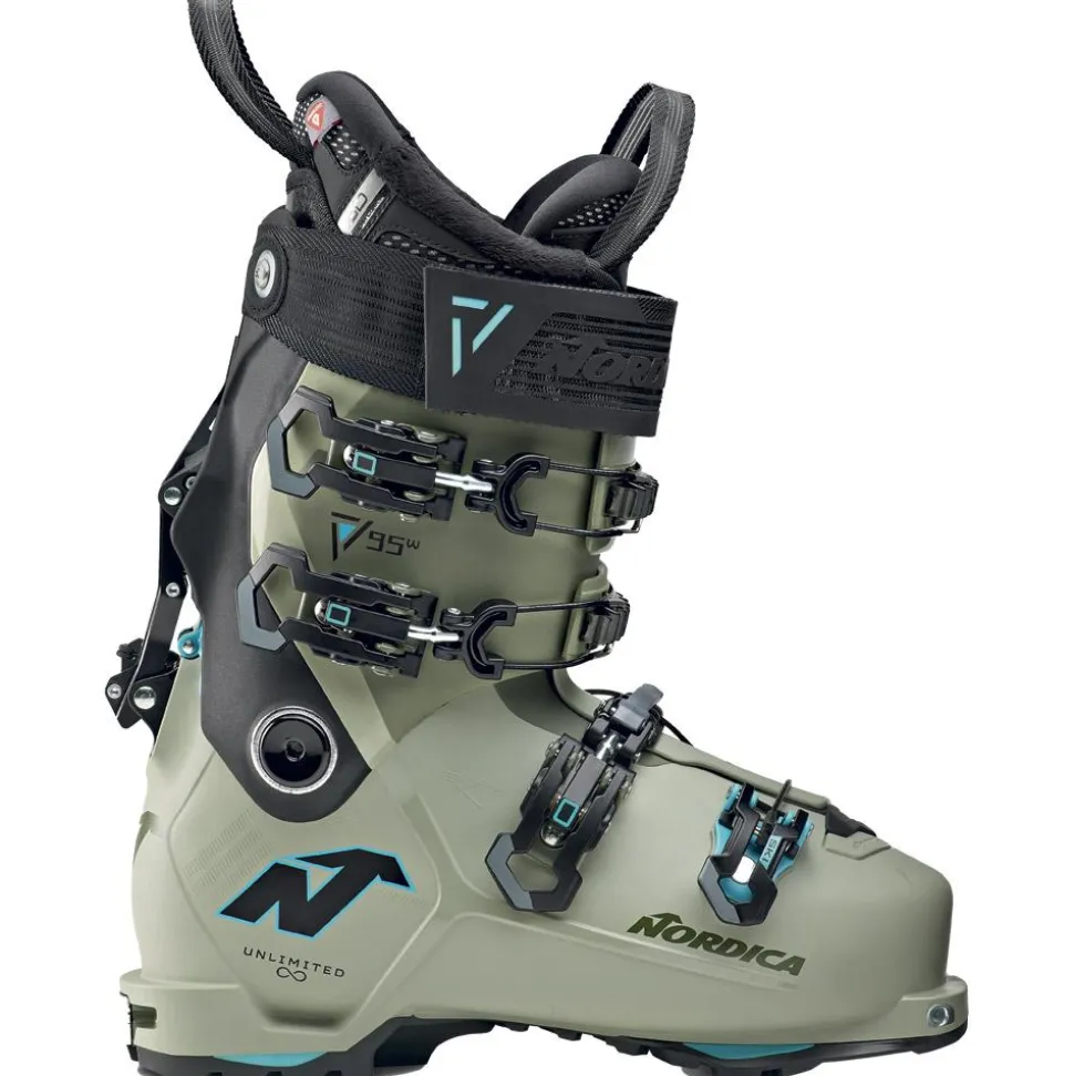 Chaussures de Ski Nordica Unlimited 95 W Dyn Light Green Black Light Blue