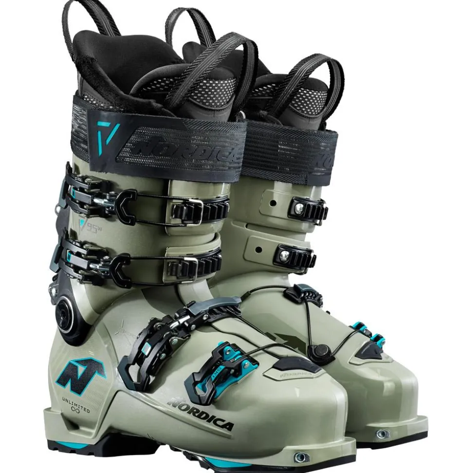 Chaussures de Ski Nordica Unlimited 95 W Dyn Light Green Black Light Blue