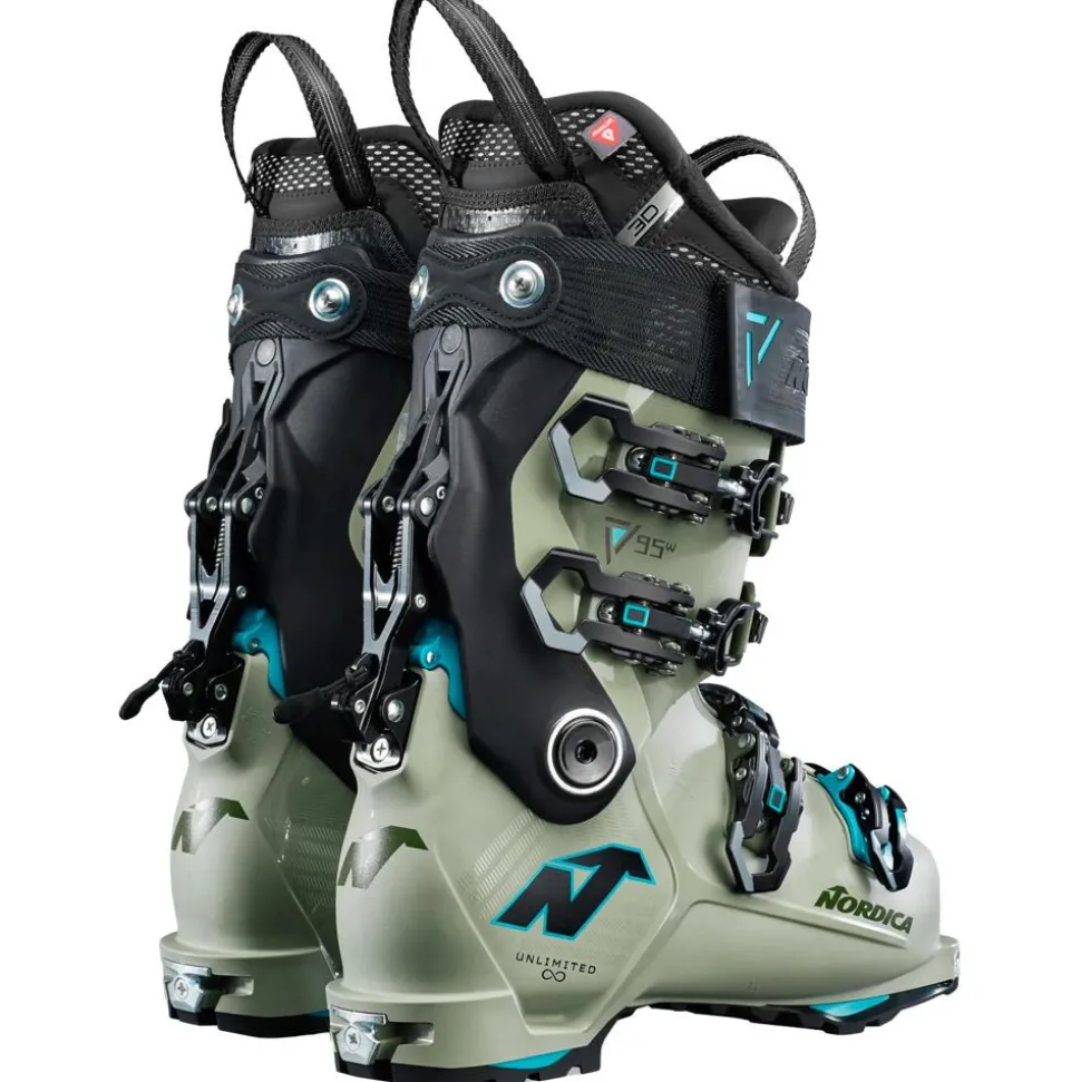 Chaussures de Ski Nordica Unlimited 95 W Dyn Light Green Black Light Blue