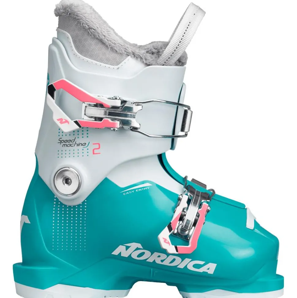 Chaussures de Ski Nordica Speedmachine J 2 Girl Light Blue White Pink