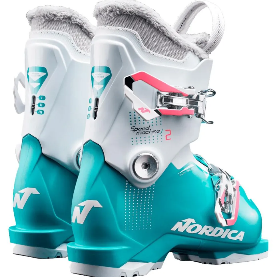 Chaussures de Ski Nordica Speedmachine J 2 Girl Light Blue White Pink