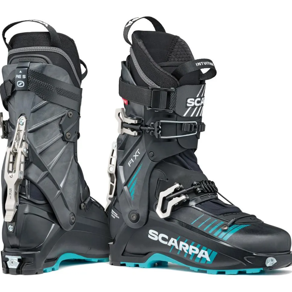 Chaussures de Ski Randonnée Scarpa F1 Xt Carbon Azure