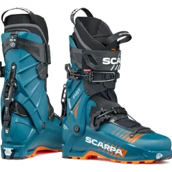 Chaussures de Ski Randonnée Scarpa F1 Gt Petrol Orange