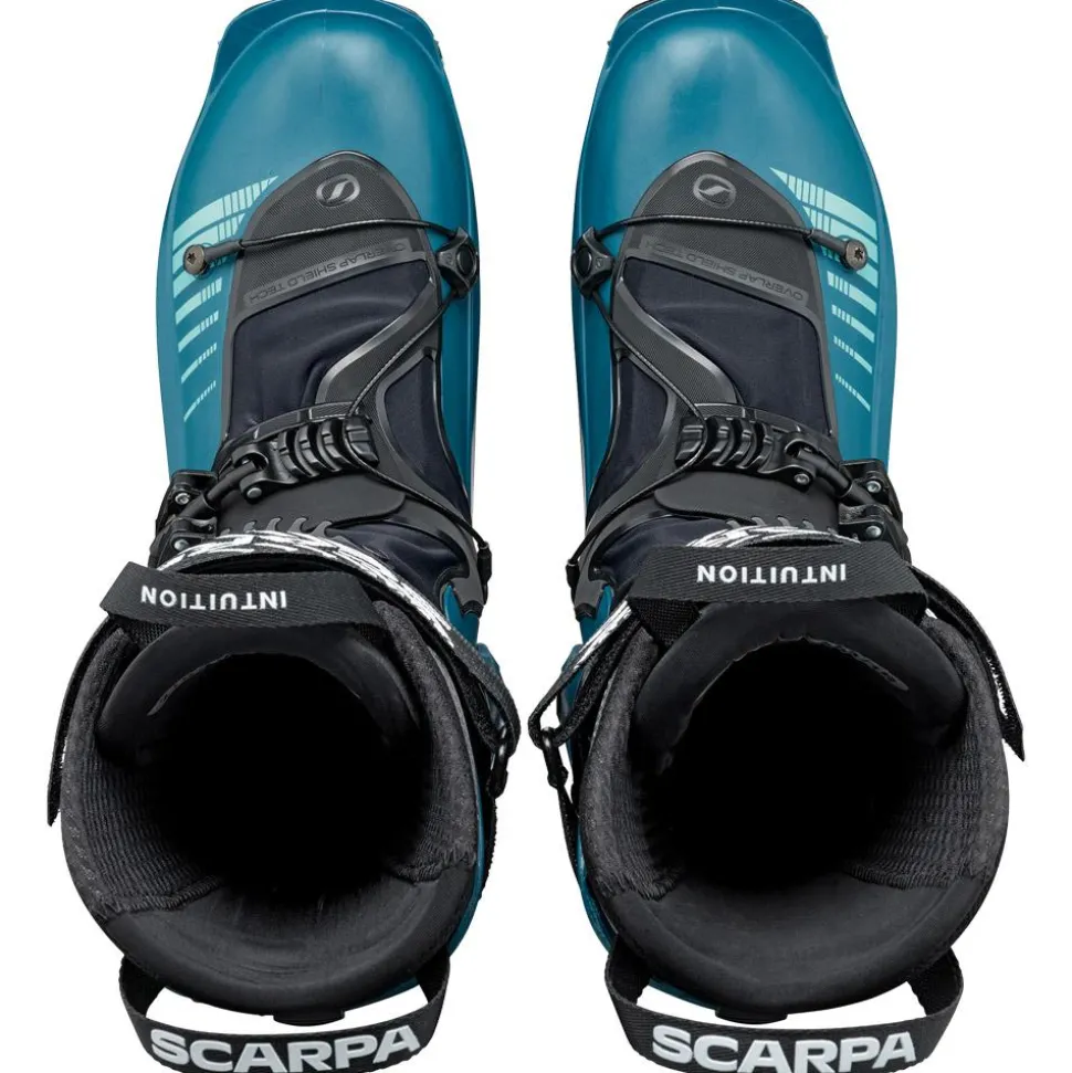 Chaussures de Ski Randonnée Scarpa F1 Gt Wmn Petrol Aqua