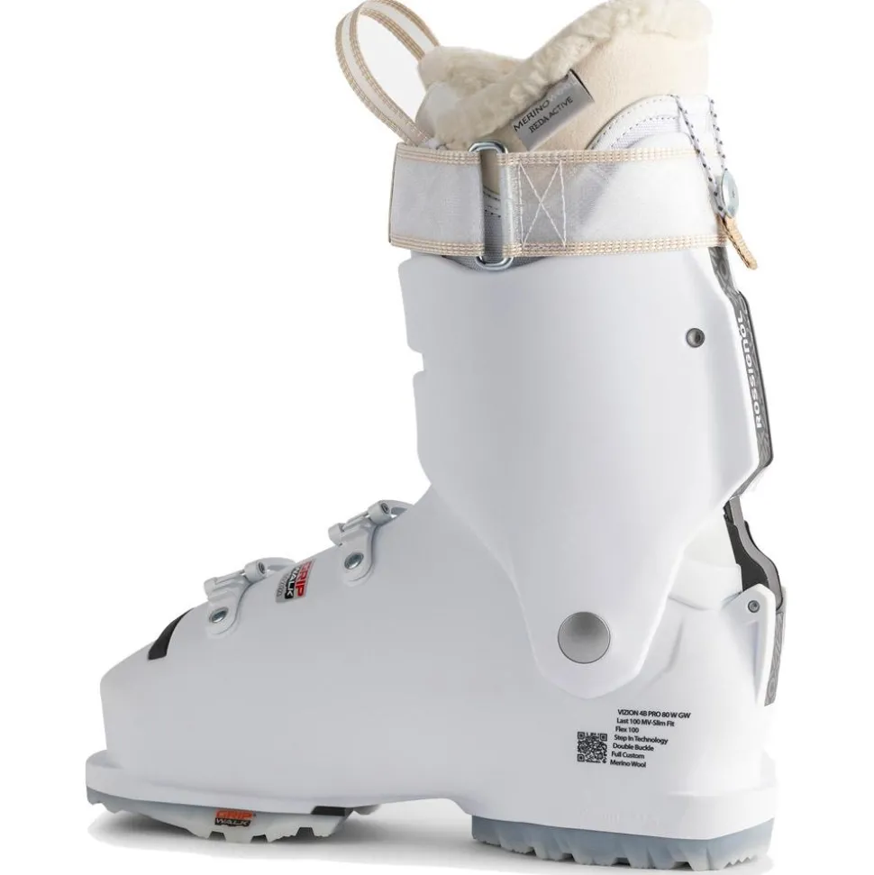 Chaussures de Ski Rossignol Vizion 4B Pro 80 W Gw White