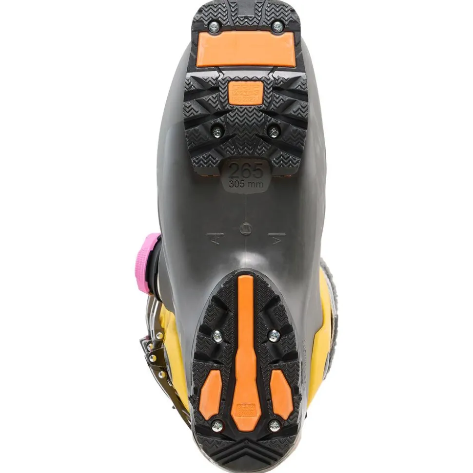 Chaussures de Ski Rossignol Alltrack 130 Hv Boa Gw Steel Grey Yellow