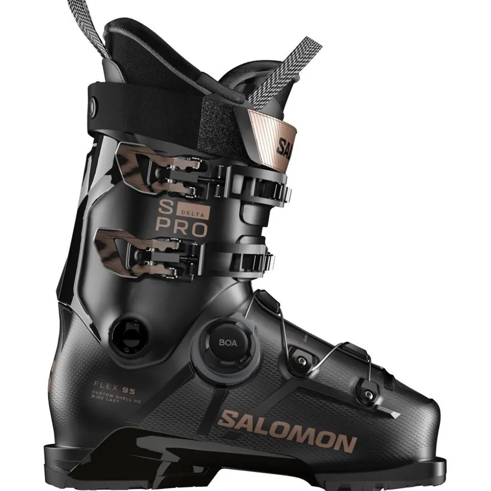 Chaussures de Ski Salomon S/Pro Delta Boa 95 W Gw Black Pinkgold Metal